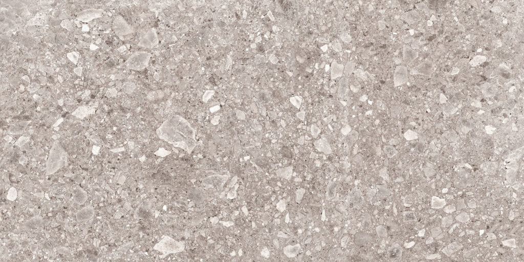 Grey terrazzo tiles in Melbourne